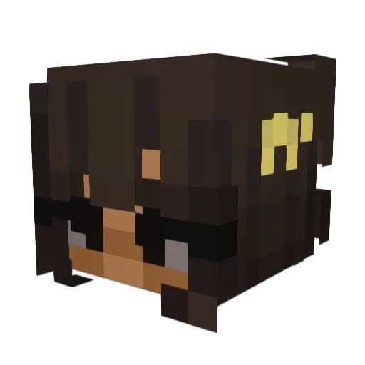 jillgills Minecraft avatar head, 3D render