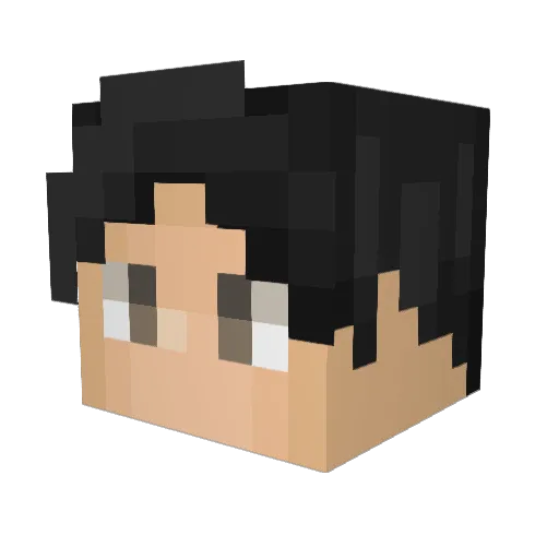 jillybean2007 Minecraft avatar head, 3D render