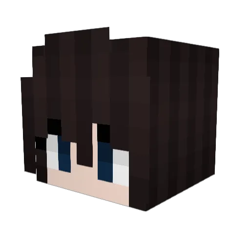 jillybean31 Minecraft avatar head, 3D render