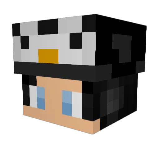 jim10201 Minecraft avatar head, 3D render