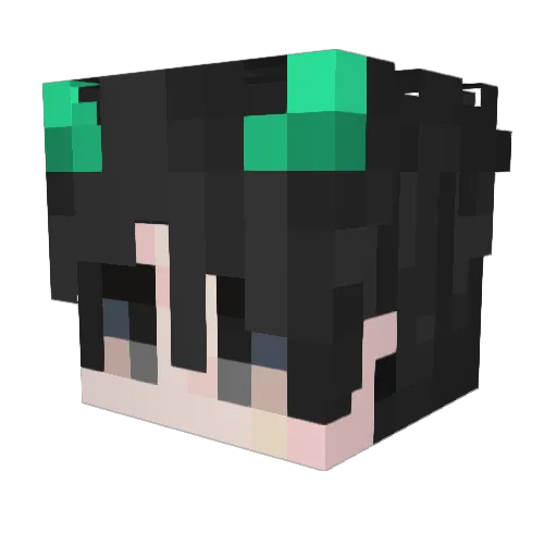 jim20150321 Minecraft avatar head, 3D render
