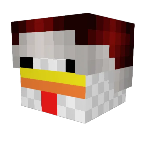 jimabob59 Minecraft avatar head, 3D render