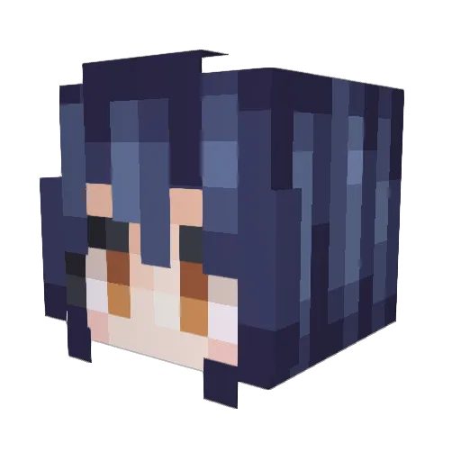 jimbo2014 Minecraft avatar head, 3D render