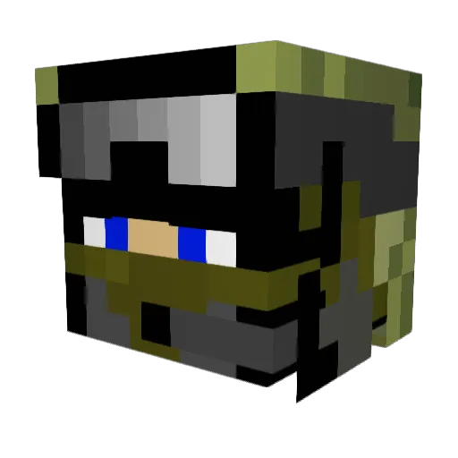 jimbob1112 Minecraft avatar head, 3D render