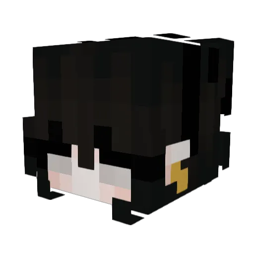 jimboclapZ Minecraft avatar head, 3D render