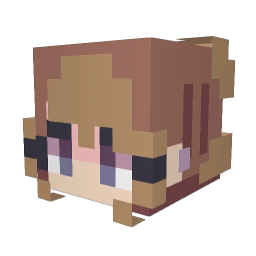 jimbogart69 Minecraft avatar head, 3D render