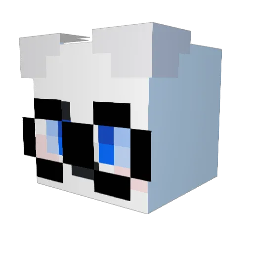 jimdod10 Minecraft avatar head, 3D render