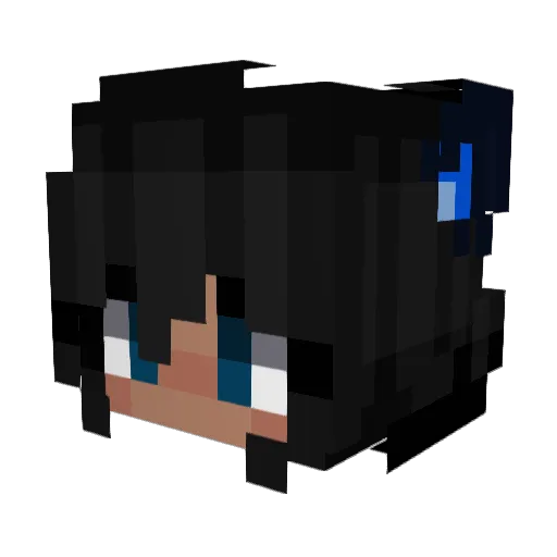 jimhead Minecraft avatar head, 3D render