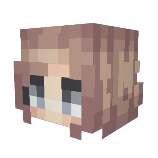 jimin0202 Minecraft avatar head, 3D render