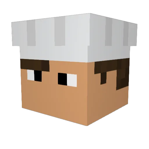 jimisjimis Minecraft avatar head, 3D render