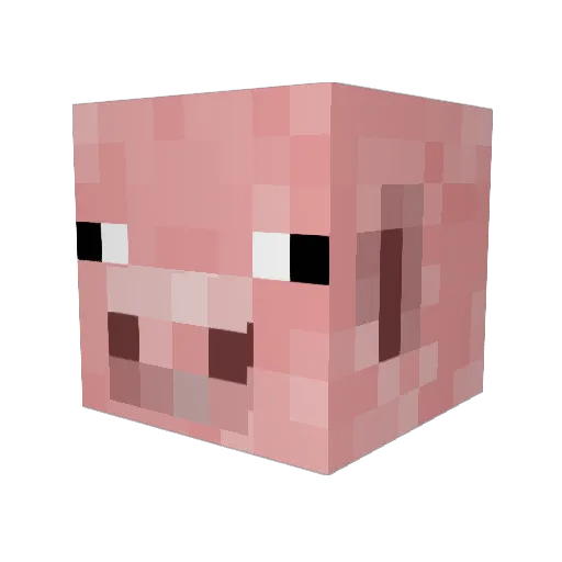 jimisku Minecraft avatar head, 3D render