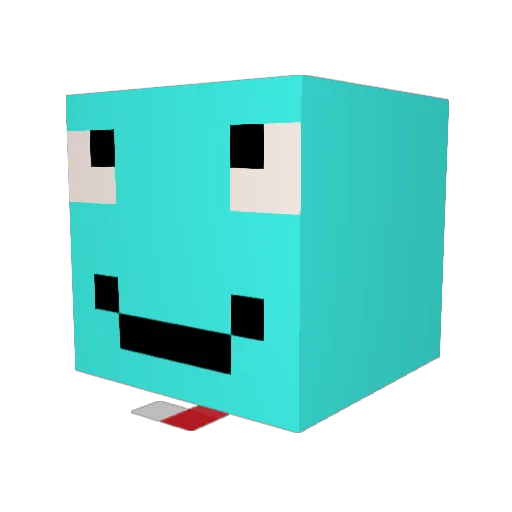 jimjam7216 Minecraft avatar head, 3D render