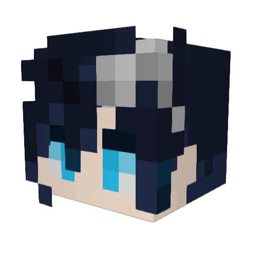 jimm25 Minecraft avatar head, 3D render