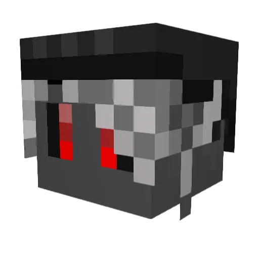 jimmbomdk Minecraft avatar head, 3D render