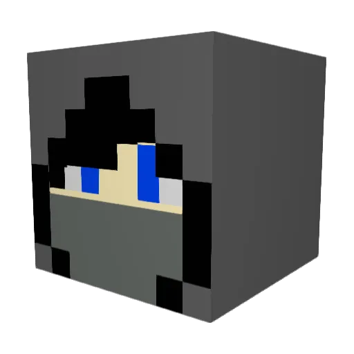 jimmy09876 Minecraft avatar head, 3D render