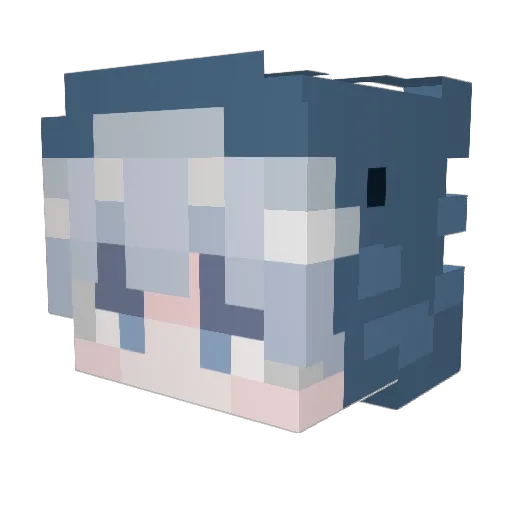 jimmy1214 Minecraft avatar head, 3D render