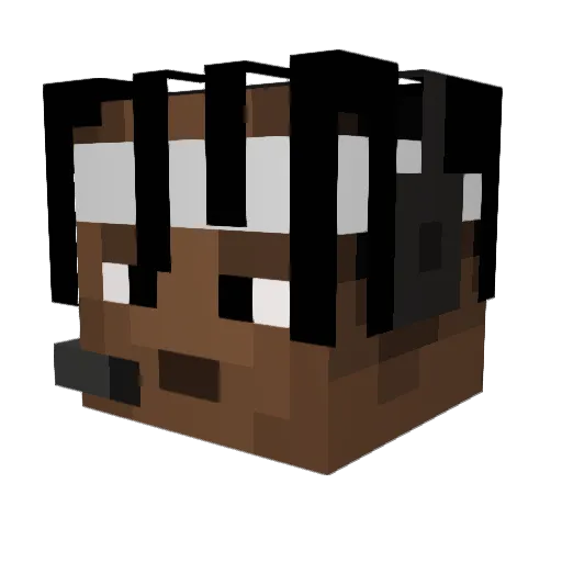 jimmy5395 Minecraft avatar head, 3D render