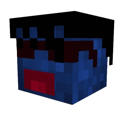 jimmybob1_ Minecraft avatar head, 3D render