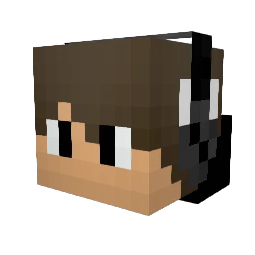 jimmyforever34 Minecraft avatar head, 3D render