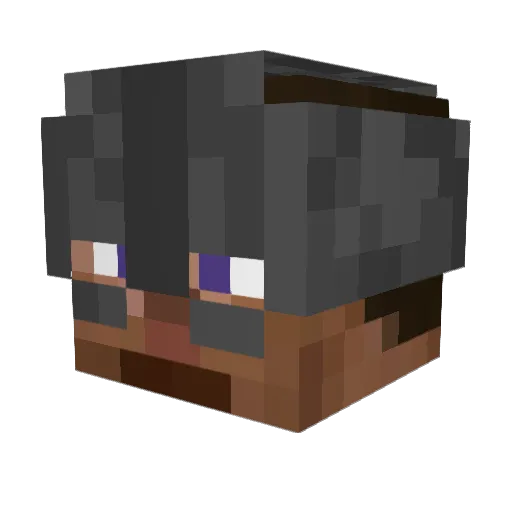 jimmythebuilder Minecraft avatar head, 3D render