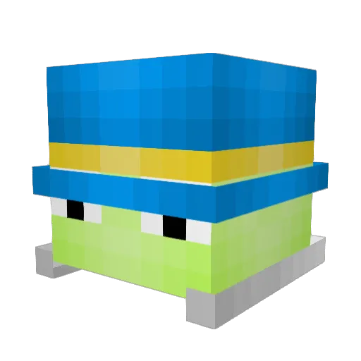 jimney_cricket11 Minecraft avatar head, 3D render