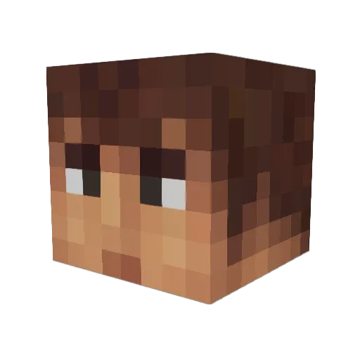 jimo1133 Minecraft avatar head, 3D render