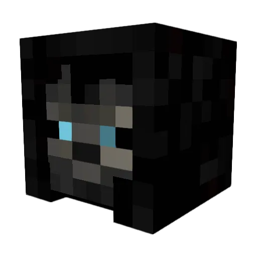 jimruss Minecraft avatar head, 3D render
