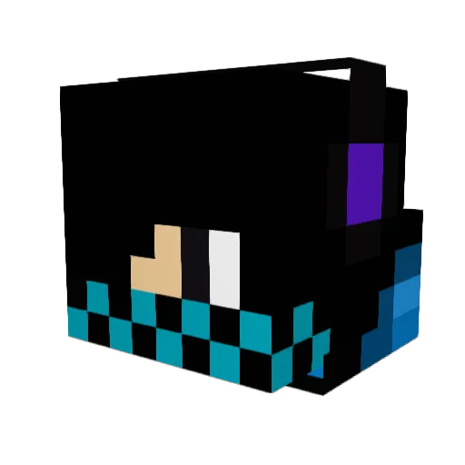 jimsweetman Minecraft avatar head, 3D render