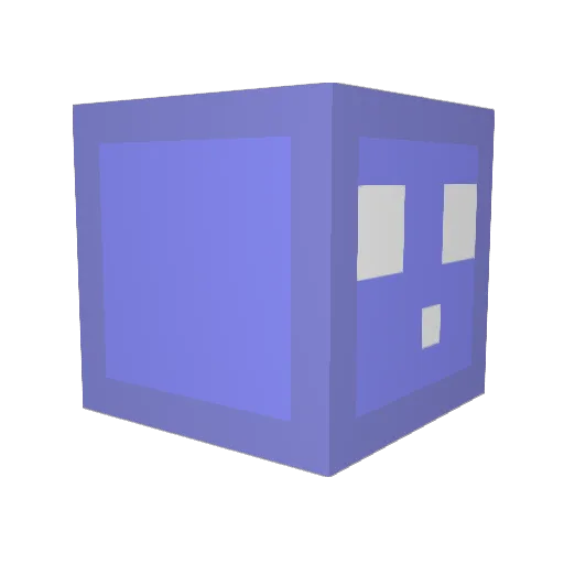 jinanxu Minecraft avatar head, 3D render