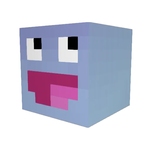 jinchaeyeon Minecraft avatar head, 3D render