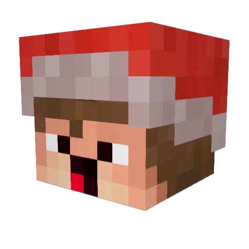 jingel_bells Minecraft avatar head, 3D render