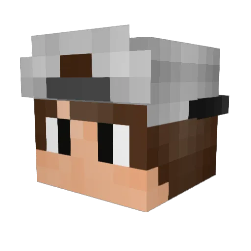 jingels777 Minecraft avatar head, 3D render