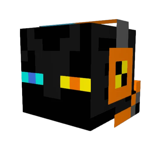 jinghao456 Minecraft avatar head, 3D render