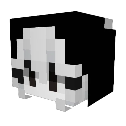 jingqing0516 Minecraft avatar head, 3D render