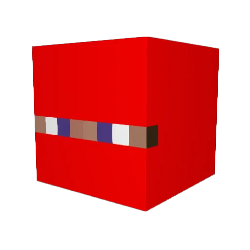 jinjaninja1 Minecraft avatar head, 3D render