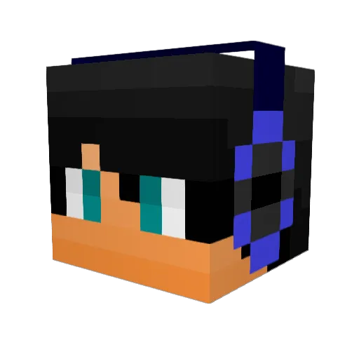 jinjin0329 Minecraft avatar head, 3D render