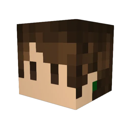 jinka16 Minecraft avatar head, 3D render