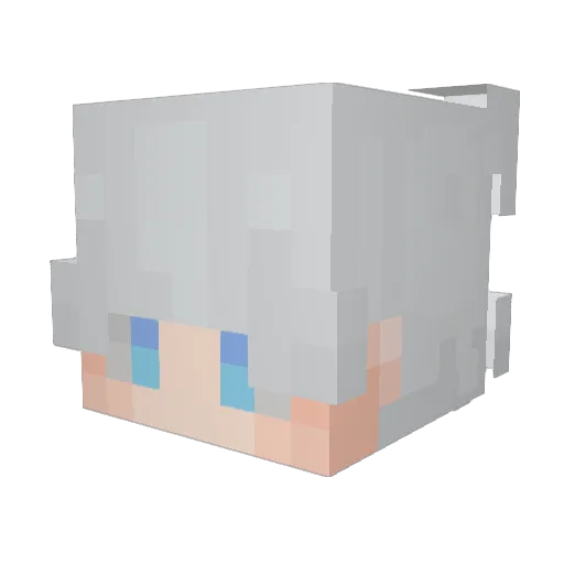 jinovo Minecraft avatar head, 3D render