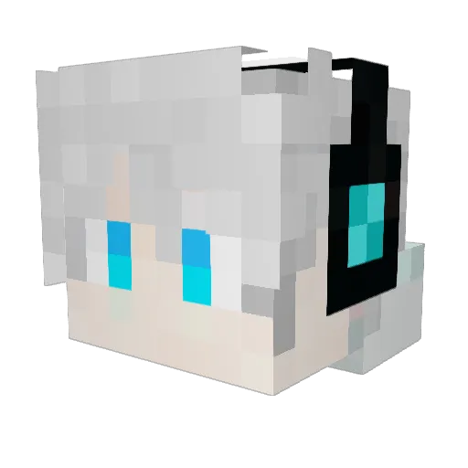 jinsong5007 Minecraft avatar head, 3D render