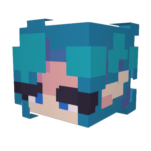 jinx_ryan Minecraft avatar head, 3D render