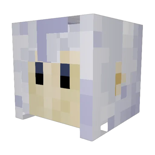 jiny0424 Minecraft avatar head, 3D render