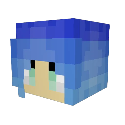 jippeke2016 Minecraft avatar head, 3D render