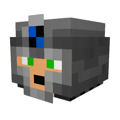 jirilmc Minecraft avatar head, 3D render