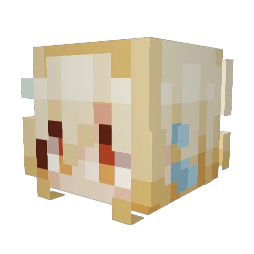 jirou311 Minecraft avatar head, 3D render