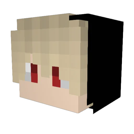jisa25 Minecraft avatar head, 3D render
