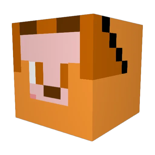 jisu0728 Minecraft avatar head, 3D render