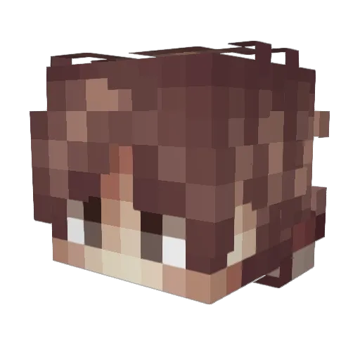 jisung0302 Minecraft avatar head, 3D render