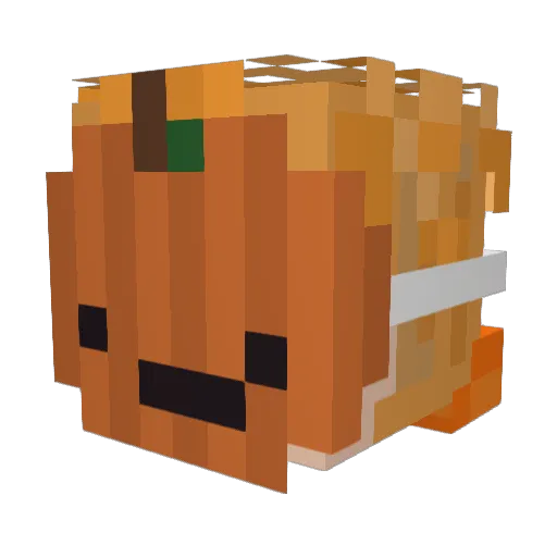 jitzenl Minecraft avatar head, 3D render