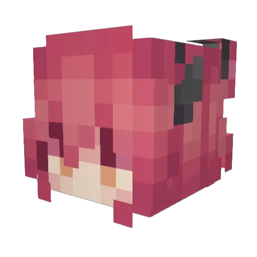 jiuyi0813 Minecraft avatar head, 3D render