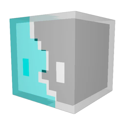 jiwan_02 Minecraft avatar head, 3D render
